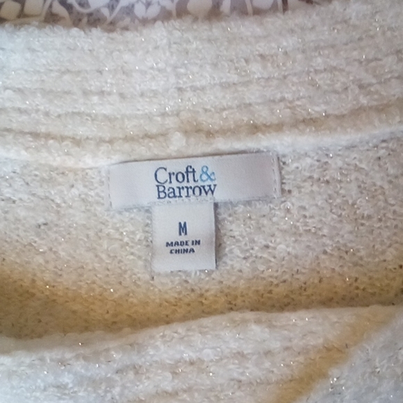 CROFT & Barrow cream sweater - Picture 10 of 12
